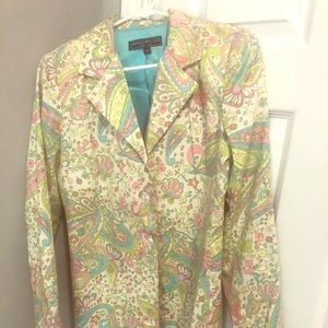 Ladies Size 4 Paisley Jacket.